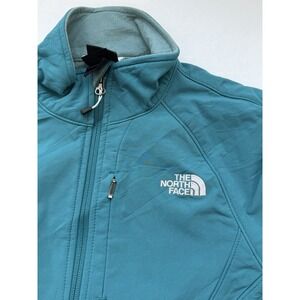 The North Face Women's Waterproof Wind Proof Apex Zip Up Jacket Small Teal TNF